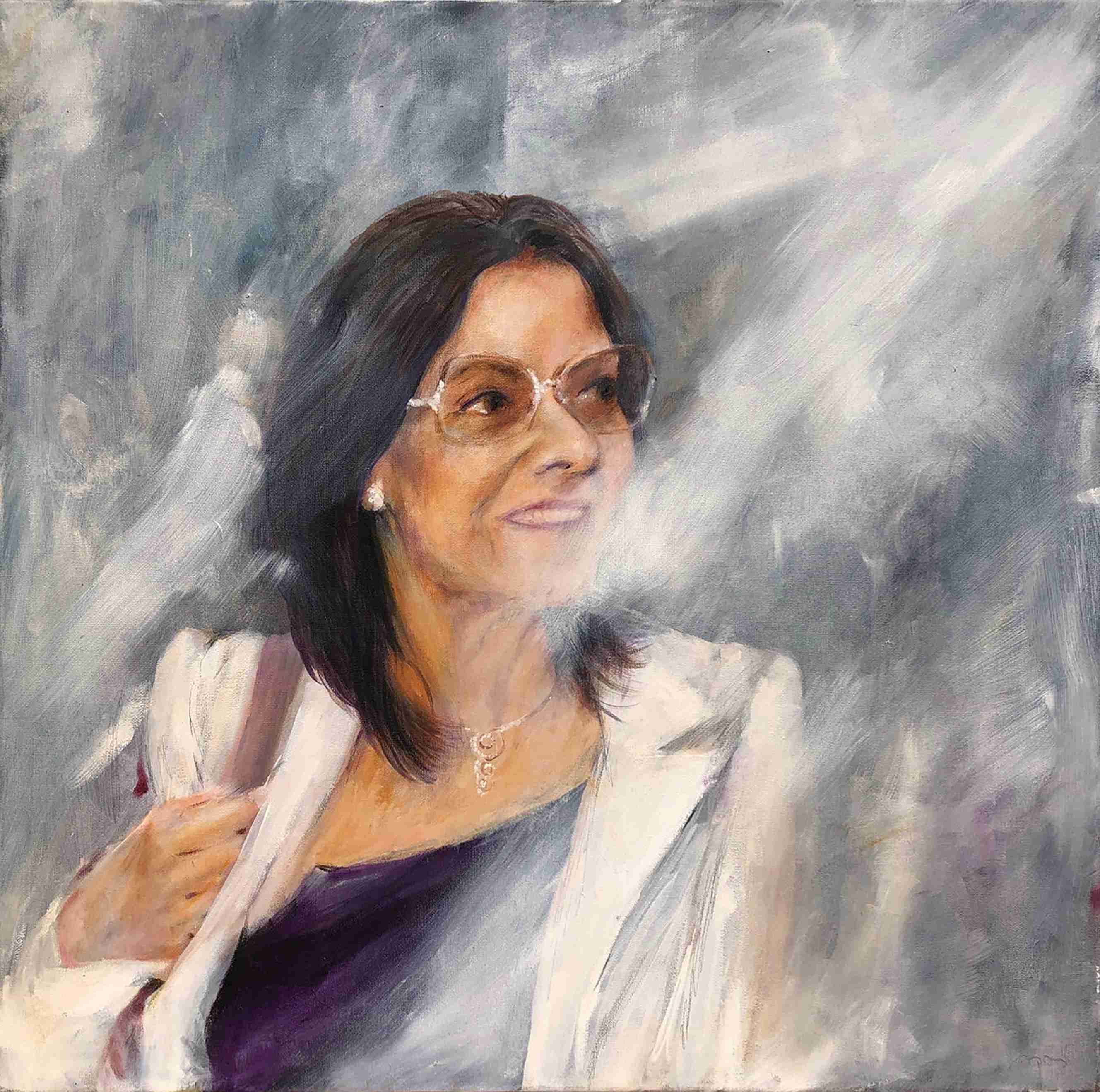 Michal. Oil on canvas, Rivka Aderet Myers