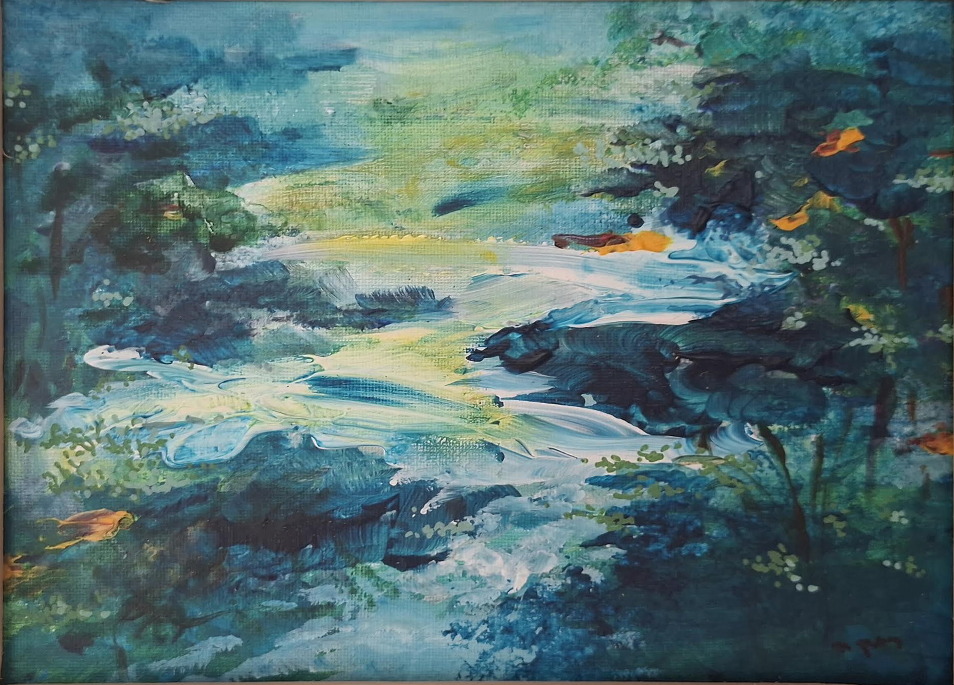 étude. Oil on canvas, Rivka Aderet Myers
